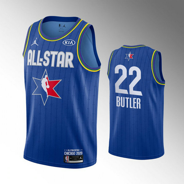 Maillot All Star 2020 Homme Jimmy Butler 22 Bleu